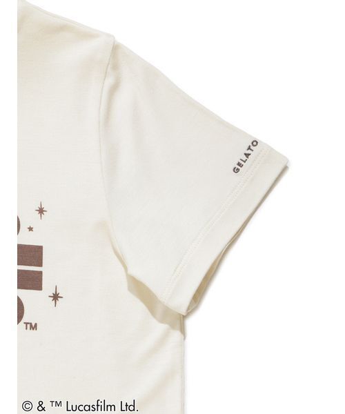 gelato pique（ジェラートピケ）の「【STAR WARS】【キッズ】ワンポイントTシャツ（ルームウェア/パジャマ・キッズ・クリーム/ミント・110/120/90/100）」の7枚目の写真