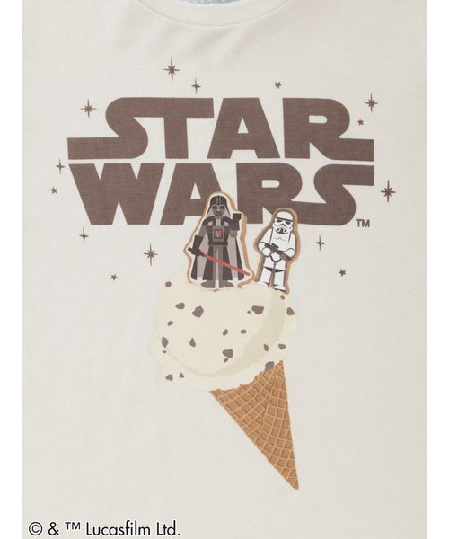 gelato pique（ジェラートピケ）の「【STAR WARS】【キッズ】ワンポイントTシャツ（ルームウェア/パジャマ・キッズ・クリーム/ミント・110/120/90/100）」の10枚目の写真