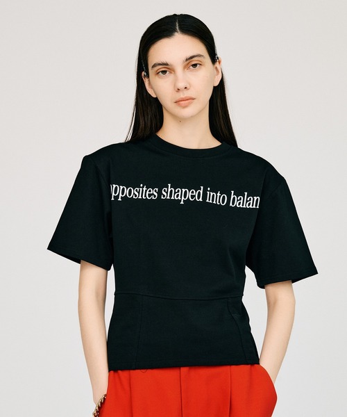 PRANK PROJECT（プランクプロジェクト）の「【2026Summer Pre-Order】ショルダーパッドロゴTEE / Shoulder Pad Logo T-Shirt（Tシャツ/カットソー・レディース・ブルー/ホワイト/ブラック・FREE）」の15枚目の写真