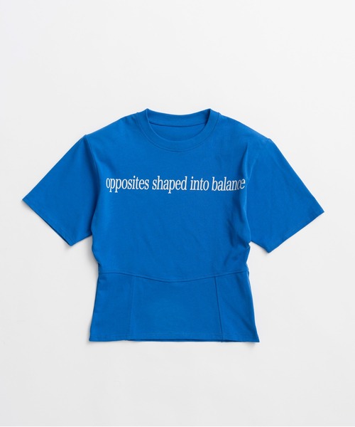 PRANK PROJECT（プランクプロジェクト）の「【2026Summer Pre-Order】ショルダーパッドロゴTEE / Shoulder Pad Logo T-Shirt（Tシャツ/カットソー・レディース・ブルー/ホワイト/ブラック・FREE）」の9枚目の写真