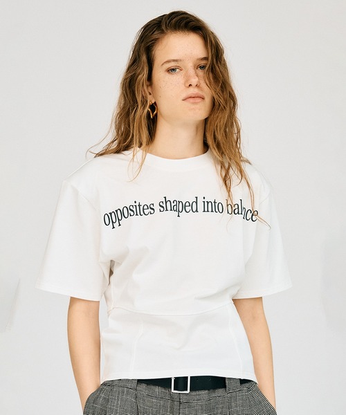 PRANK PROJECT(プランクプロジェクト)の「ショルダーパッドロゴTEE / Shoulder Pad Logo T-Shirt(Tシャツ/カットソー・レディース・ブルー/ホワイト/ブラック・FREE)」の22枚目の写真