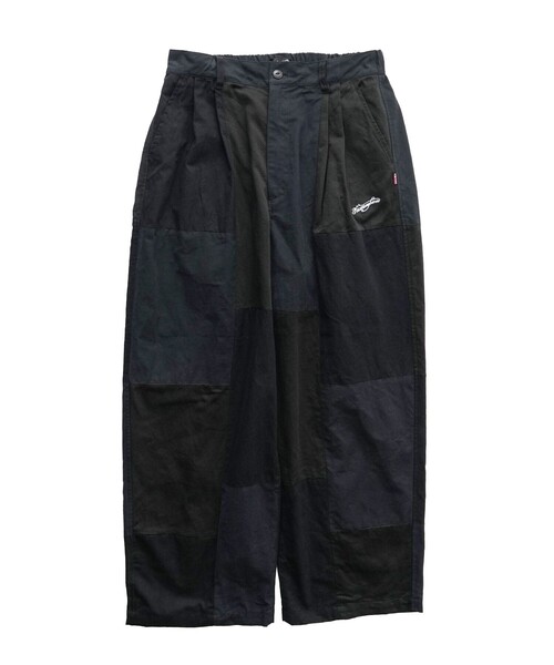 NineMicrophones(ナインマイクロフォンズ)の「PATCHWORK BAGGY PANTS(その他パンツ・メンズ・オリーブ/ブラック・X-LARGE/LARGE/MEDIUM/SMALL)」の15枚目の写真