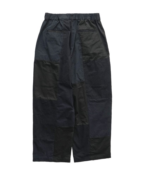 NineMicrophones(ナインマイクロフォンズ)の「PATCHWORK BAGGY PANTS(その他パンツ・メンズ・オリーブ/ブラック・X-LARGE/LARGE/MEDIUM/SMALL)」の3枚目の写真