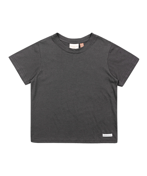 BEACHESAND CREAM KIDS(ビーチスアンドクリームキッズ)の「ビーチス テンダー 半袖Tシャツ ダークグレー(Tシャツ/カットソー・レディース・ダークグレー・SMALL/MEDIUM/LARGE)」の1枚目の写真