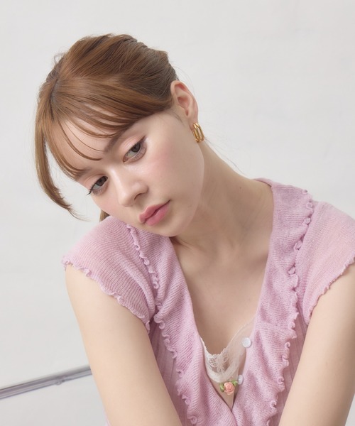 Siel(シエル)の「2連メタルピアス(ピアス(両耳用)・レディース・シルバー/ゴールド・FREE)」の15枚目の写真