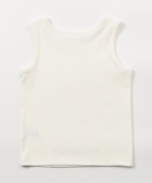 algy(アルジー)の「メッシュ肩あきラインT半袖Tシャツ&タンクトップセット(その他トップス・キッズ・サックスブルー/ブラック/オフホワイト・150/140/130/160)」の4枚目の写真