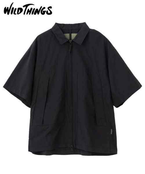 STYLISE（スタイライズ）の「【WILD THINGS】MONSTER S/S SHIRTS (モンスター S/S シャツ) / ブラック [WT26003SK]（シャツ/ブラウス・メンズ・ブラック・L/M）」の2枚目の写真