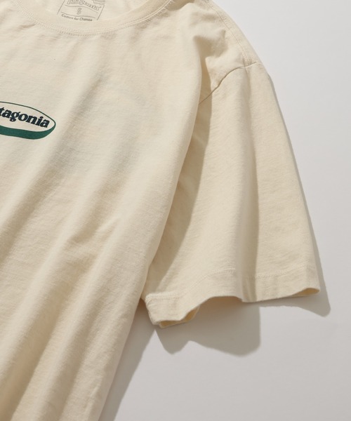 patagonia(パタゴニア)の「【Patagonia/パタゴニア】95 OVAL LOGO T-SHIRT / オーバルロゴ 半袖Tシャツ(Tシャツ/カットソー・メンズ・ナチュラル・S/M/L/XL)」の5枚目の写真