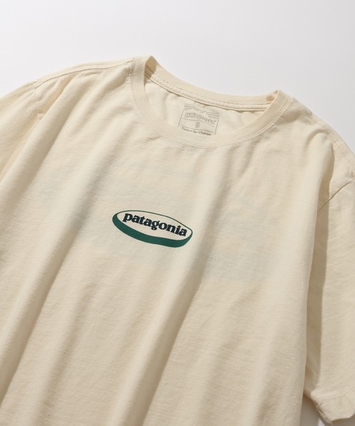 patagonia(パタゴニア)の「【Patagonia/パタゴニア】95 OVAL LOGO T-SHIRT / オーバルロゴ 半袖Tシャツ(Tシャツ/カットソー・メンズ・ナチュラル・S/M/L/XL)」の4枚目の写真