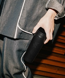 JFA STORE（ジェイエフエーストア）の「【JFA STORE】 タンブラー ステンレス 真空断熱 JFAエンブレムレーザー刻印 フリップリッド マットブラック 日本代表グッズ（グラス/マグカップ/タンブラー）」