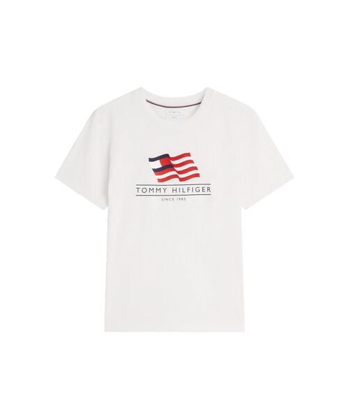 TOMMY HILFIGER(トミーヒルフィガー)の「メインフラッグレギュラーTシャツ(Tシャツ/カットソー・メンズ・レッド/ホワイト/ネイビー・SMALL/MEDIUM/LARGE/X-LARGE)」の7枚目の写真