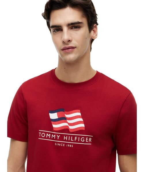 TOMMY HILFIGER(トミーヒルフィガー)の「メインフラッグレギュラーTシャツ(Tシャツ/カットソー・メンズ・レッド/ホワイト/ネイビー・SMALL/MEDIUM/LARGE/X-LARGE)」の10枚目の写真