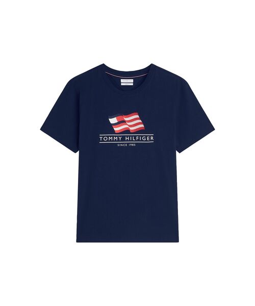 TOMMY HILFIGER(トミーヒルフィガー)の「メインフラッグレギュラーTシャツ(Tシャツ/カットソー・メンズ・レッド/ホワイト/ネイビー・SMALL/MEDIUM/LARGE/X-LARGE)」の16枚目の写真