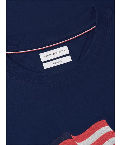 TOMMY HILFIGER(トミーヒルフィガー)の「メインフラッグレギュラーTシャツ(Tシャツ/カットソー・メンズ・レッド/ホワイト/ネイビー・SMALL/MEDIUM/LARGE/X-LARGE)」の17枚目の写真