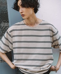 Bleme（ブレム）の「ベーシックボーダークルーネックTシャツ（Tシャツ/カットソー）」