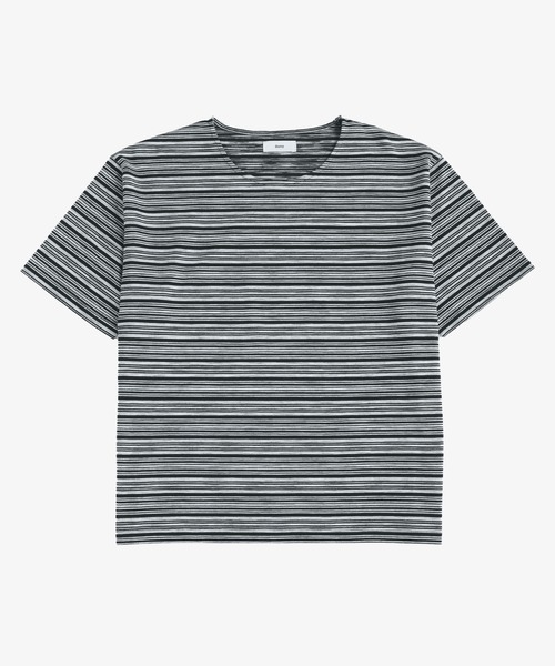 Bleme(ブレム)の「ベーシックボーダークルーネックTシャツ(Tシャツ/カットソー・メンズ・ホワイト系/ブラック系・L/M/S/XL)」の15枚目の写真