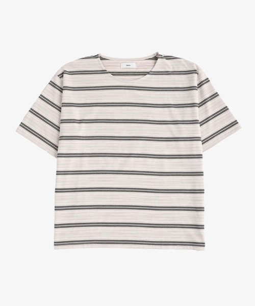 Bleme(ブレム)の「ベーシックボーダークルーネックTシャツ(Tシャツ/カットソー・メンズ・ホワイト系/ブラック系・L/M/S/XL)」の14枚目の写真