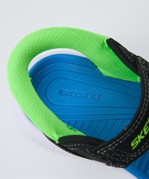 SKECHERS(スケッチャーズ)の「【SKECHERS】サンダル Slip-ins RAZOR SPLASH スリップインズ(サンダル・キッズ・ブルー/オレンジ・17.0cm/18.0cm/19.0cm/20.0cm/21.0cm/22.0cm/24.0cm/23.0cm)」の8枚目の写真