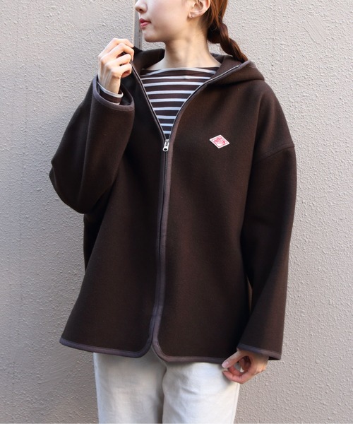 DANTON/ダントン メルトン フーデッドブルゾン MELTON HOODED BLOUSON