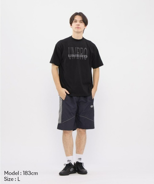 UMBRO(アンブロ)の「umbro/アンブロ 【EC別注】オーバーサイズグラッフィックTシャツ(Tシャツ/カットソー・メンズ・ネイビー/ホワイト/ブラック・S/O/M/L)」の14枚目の写真