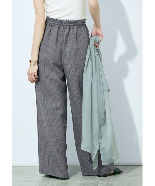 Fashion Letter(ファッションレター)の「ストライプイージーパジャマパンツ(その他パンツ・レディース・グレー/ベージュ・M/L)」の21枚目の写真