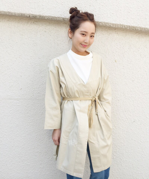 Kastane（カスタネ）の「ミリタリーJK（その他アウター・レディース・カーキ/ベージュ/ブルー/クリーム・FREE）」の3枚目の写真