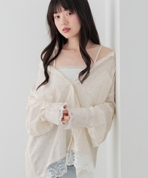 Heather | 2WAYレーストリムBIGシャツ　1056916(シャツ/ブラウス)