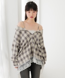 花柄 オフショルダー」に該当するシャツ/ブラウスファッション通販