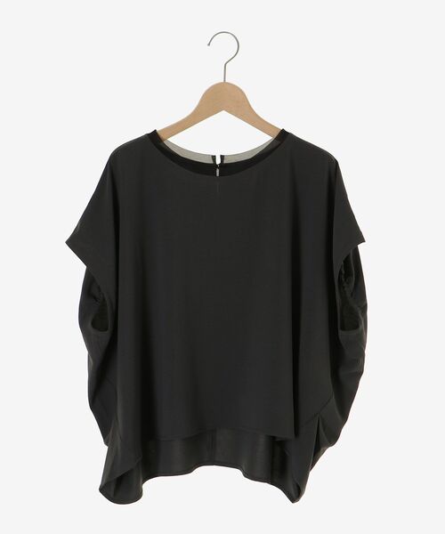 le.coeur blanc(ルクールブラン)の「【UVカット】ハイストレッチカルゼプルオーバー(シャツ/ブラウス・レディース・ライトグレー/チャコールグレー・38)」の18枚目の写真