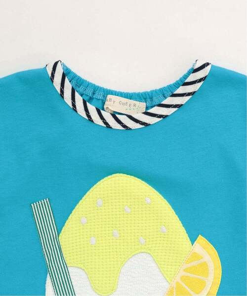 baby cheer(ベイビーチアー)の「かき氷Tシャツ(Tシャツ/カットソー・キッズ・ターコイズブルー/マルチ・90cm/80cm/100cm/110cm/120cm)」の10枚目の写真