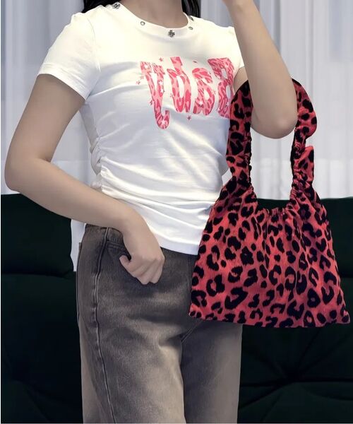 THE GREEN LAB（ザグリーンラボ）の「BABY スタッズグラフィックシャーリング半袖Tシャツ [デニムブルー]（Tシャツ/カットソー・レディース・その他・FREE）」の12枚目の写真
