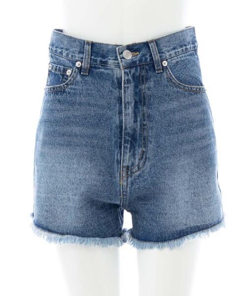 INGNI(イング)の「バックビジューロゴ/デニムショートパンツ(デニムパンツ・レディース・ブルー系その他3/ブルー系その他・M/S)」の10枚目の写真