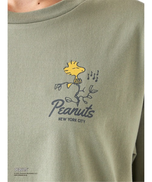 McGREGOR（マックレガー）の「【PEANUTS】ウッドストックプリントTシャツ（Tシャツ/カットソー・レディース・アイボリー/チャコール/ミント・M/L）」の12枚目の写真