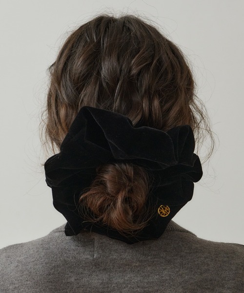 セール】GANNI / ガニーStripe Cotton Scrunchie（シュシュ）｜GANNI