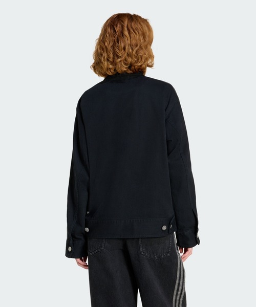 adidas(アディダス)の「ADIDAS ORIGINALS ATHL DEPTツイル ファイヤーバード ジャケット / ジャージ / トラックジャケット / アディダスオリジナルス adidas Originals(ブルゾン・レディース・ブラック・SMALL/MEDIUM/LARGE/X-LARGE/XX-LARGE/X-SMALL)」の2枚目の写真