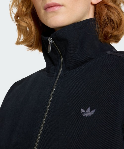 adidas(アディダス)の「ADIDAS ORIGINALS ATHL DEPTツイル ファイヤーバード ジャケット / ジャージ / トラックジャケット / アディダスオリジナルス adidas Originals(ブルゾン・レディース・ブラック・SMALL/MEDIUM/LARGE/X-LARGE/XX-LARGE/X-SMALL)」の4枚目の写真