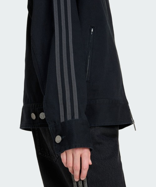 adidas(アディダス)の「ADIDAS ORIGINALS ATHL DEPTツイル ファイヤーバード ジャケット / ジャージ / トラックジャケット / アディダスオリジナルス adidas Originals(ブルゾン・レディース・ブラック・SMALL/MEDIUM/LARGE/X-LARGE/XX-LARGE/X-SMALL)」の5枚目の写真
