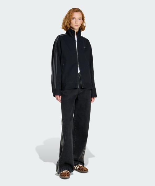 adidas(アディダス)の「ADIDAS ORIGINALS ATHL DEPTツイル ファイヤーバード ジャケット / ジャージ / トラックジャケット / アディダスオリジナルス adidas Originals(ブルゾン・レディース・ブラック・SMALL/MEDIUM/LARGE/X-LARGE/XX-LARGE/X-SMALL)」の3枚目の写真