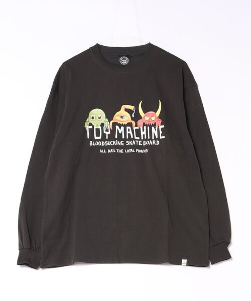 TOY MACHINE(トイ マシーン)の「TOY MACHINE/トイマシーン FENCE LONG TEE ロンT MTMFGLT4(Tシャツ/カットソー・メンズ・アッシュグレー/ブラック・M/XL/L)」の2枚目の写真