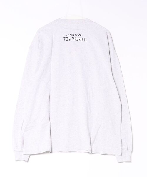 TOY MACHINE(トイ マシーン)の「TOY MACHINE/トイマシーン FENCE LONG TEE ロンT MTMFGLT4(Tシャツ/カットソー・メンズ・アッシュグレー/ブラック・M/XL/L)」の3枚目の写真