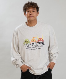 【ムラサキスポーツ限定】TOY MACHINE/トイマシーン 長袖 Tシャツ ロンT ロゴ フロントプリント MTMFGLT4