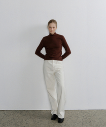 Warm Essential Turtleneck_Brick