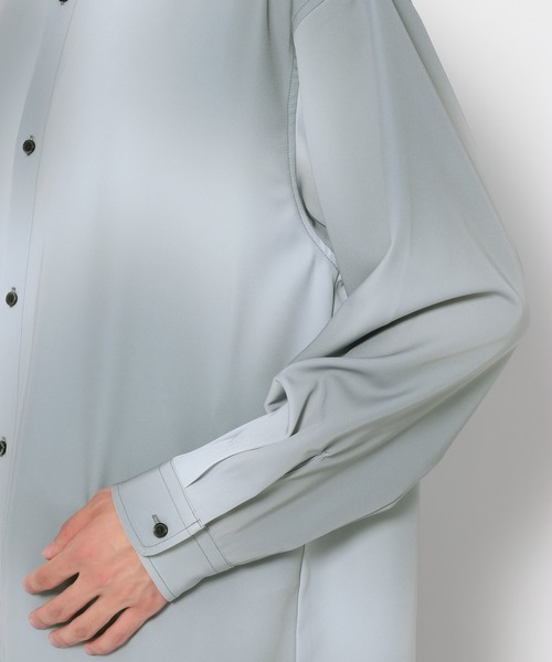 RAGEBLUE(レイジブルー)の「【LUXURY+EASY】<イージーケア>NUANCE PATTERN OVER SIZE SHIRTS/ラグイージーニュアンス柄オーバーサイズシャツ(シャツ/ブラウス・メンズ・ブラウン/ブラック/グレー・MEDIUM/LARGE)」の22枚目の写真