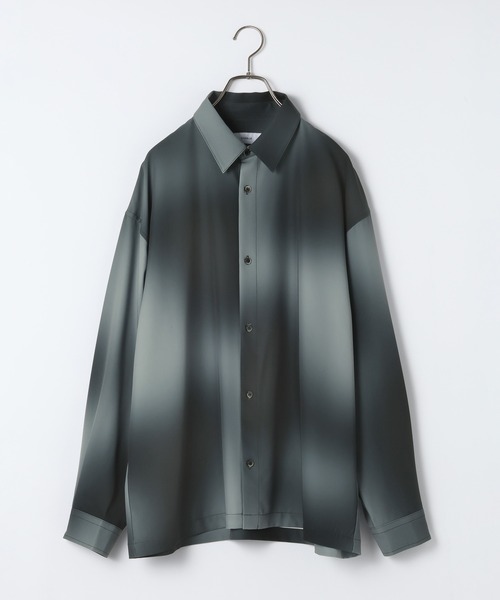 RAGEBLUE(レイジブルー)の「【LUXURY+EASY】<イージーケア>NUANCE PATTERN OVER SIZE SHIRTS/ラグイージーニュアンス柄オーバーサイズシャツ(シャツ/ブラウス・メンズ・ブラウン/ブラック/グレー・MEDIUM/LARGE)」の14枚目の写真