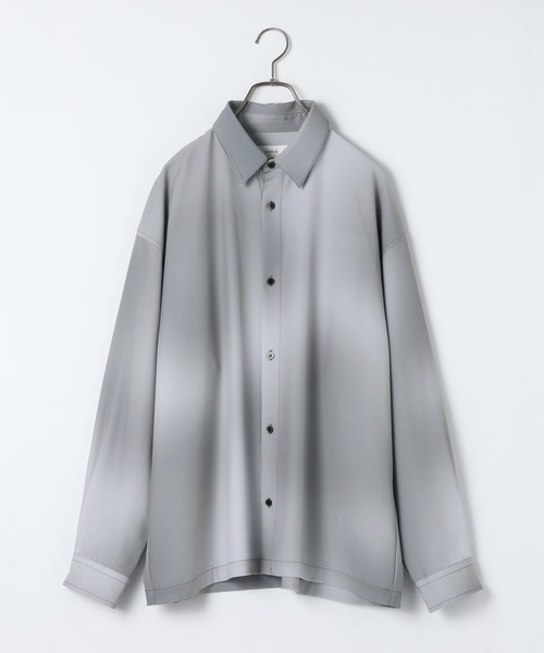 RAGEBLUE(レイジブルー)の「【LUXURY+EASY】<イージーケア>NUANCE PATTERN OVER SIZE SHIRTS/ラグイージーニュアンス柄オーバーサイズシャツ(シャツ/ブラウス・メンズ・ブラウン/ブラック/グレー・MEDIUM/LARGE)」の13枚目の写真