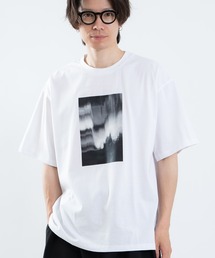 シルキータッチ プリント 半袖Tシャツ
