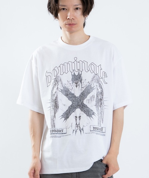 improves（インプローブス）の「シルキータッチ プリント 半袖Tシャツ（Tシャツ/カットソー・メンズ・ホワイト/ホワイト系/ホワイト系4/ホワイト系3/ホワイト系6/ブラック系3/ホワイト系1/ホワイト系5/ホワイト系2/ブラック系2/ブラック系5/ブラック系4/ブラック系6・MEDIUM/LARGE/X-LARGE）」の5枚目の写真