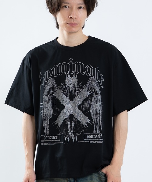 improves（インプローブス）の「シルキータッチ プリント 半袖Tシャツ（Tシャツ/カットソー・メンズ・ホワイト/ホワイト系/ホワイト系4/ホワイト系3/ホワイト系6/ブラック系3/ホワイト系1/ホワイト系5/ホワイト系2/ブラック系2/ブラック系5/ブラック系4/ブラック系6・MEDIUM/LARGE/X-LARGE）」の10枚目の写真
