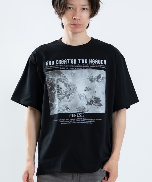 improves（インプローブス）の「シルキータッチ プリント 半袖Tシャツ（Tシャツ/カットソー・メンズ・ホワイト/ホワイト系/ホワイト系4/ホワイト系3/ホワイト系6/ブラック系3/ホワイト系1/ホワイト系5/ホワイト系2/ブラック系2/ブラック系5/ブラック系4/ブラック系6・MEDIUM/LARGE/X-LARGE）」の11枚目の写真