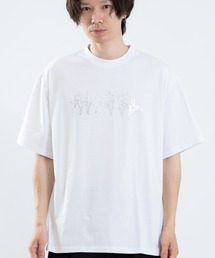シルキータッチ プリント 半袖Tシャツ
